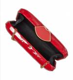 Lulu Guinness Red Patent Leather Box Bag